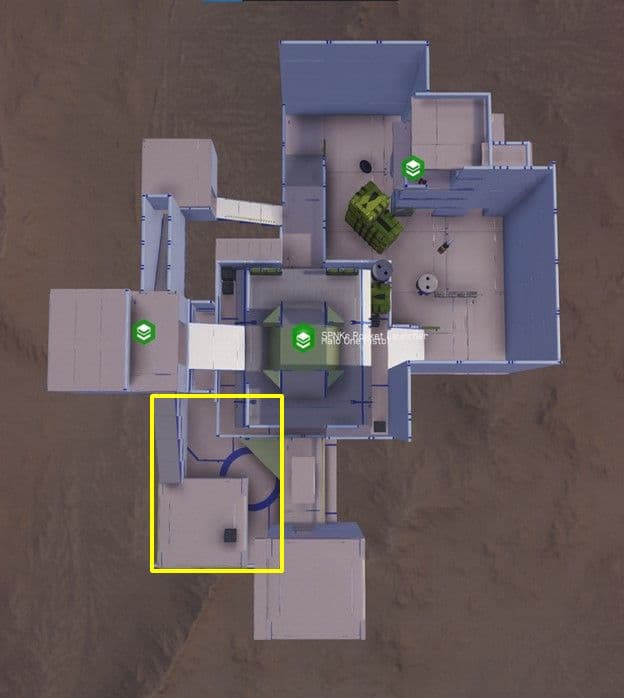 Top Down view of Carglohold Lowground