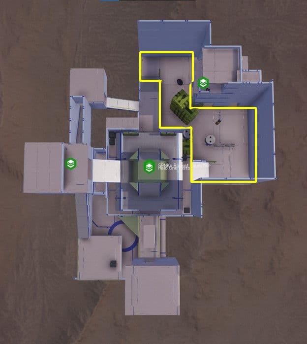 Top down storage view