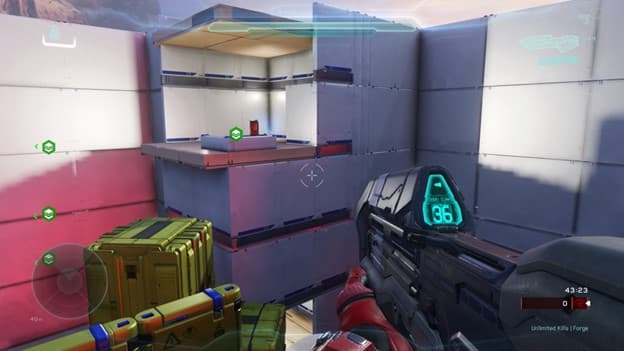 video game view of sniper tower