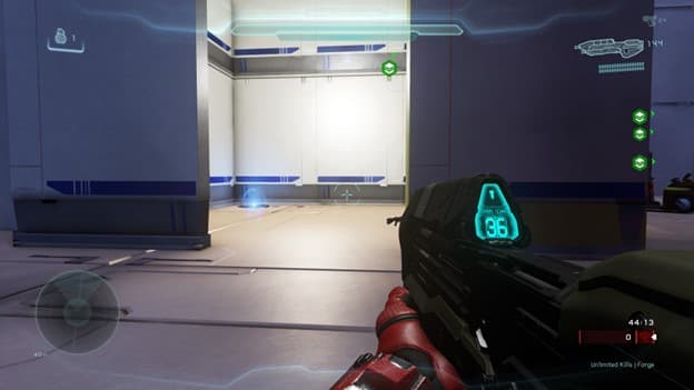 Lower level of video game sniper tower 2nd entrance