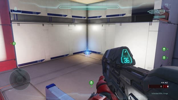 Upper level view of sniper tower