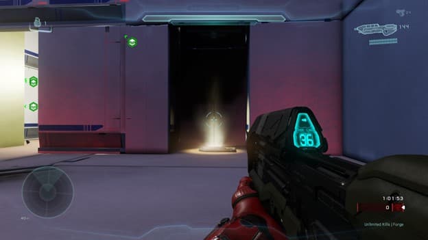 Gravity lift near sniper tower entrance